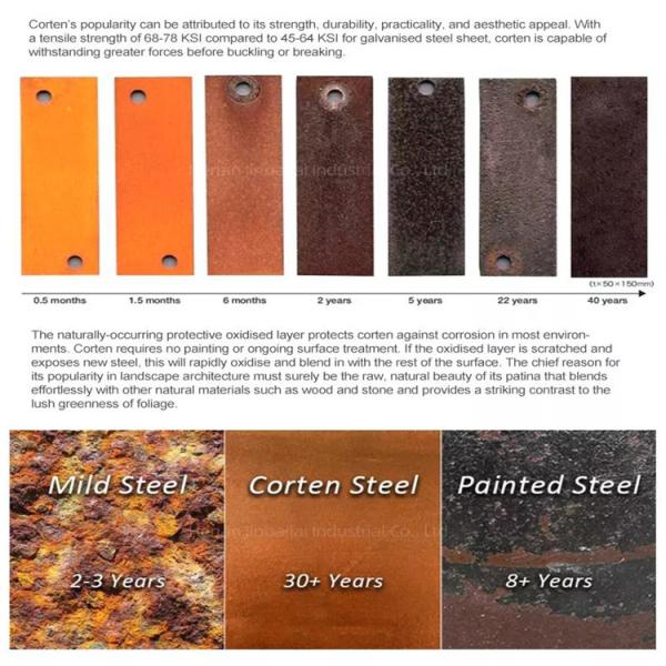 160cm  Huge Abstract Corten Steel Tree Sculpture Garden Decoration