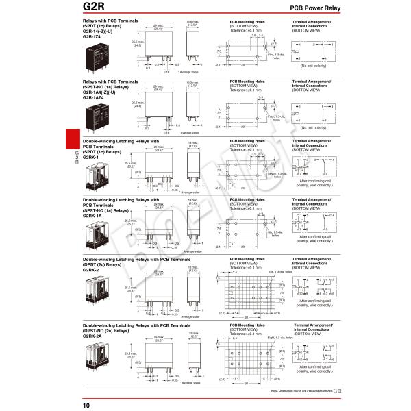 G2R-1-12VDC imported relay OMRON