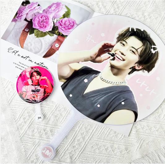 Japanese Korean Idol Group DIY Fan Concert Production Plastic Love King Surrounding Stars Design Fan