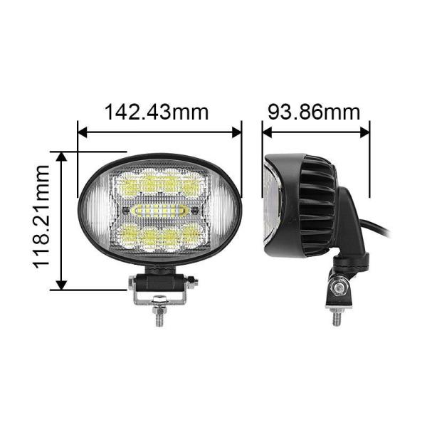 Lumière de travail à LED large de 42W pour l'agriculture