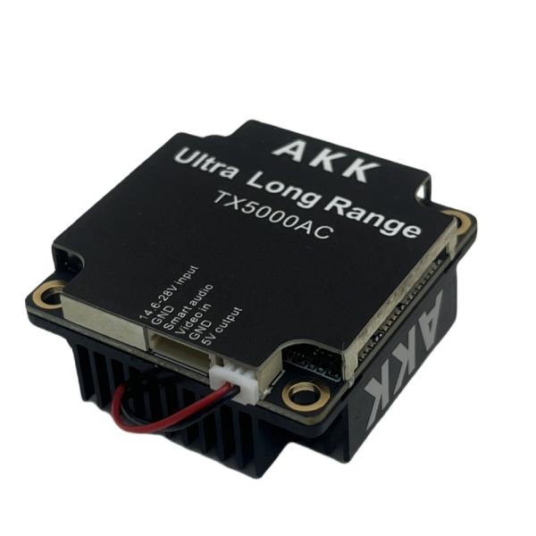 ドローン部品 AKK TX5000AC 5W 5.8GHz FPV VTX 96CH レーシングビデオトランスミッター 5.8G FPV レーシング RC クワッドコプター用 48g 重量