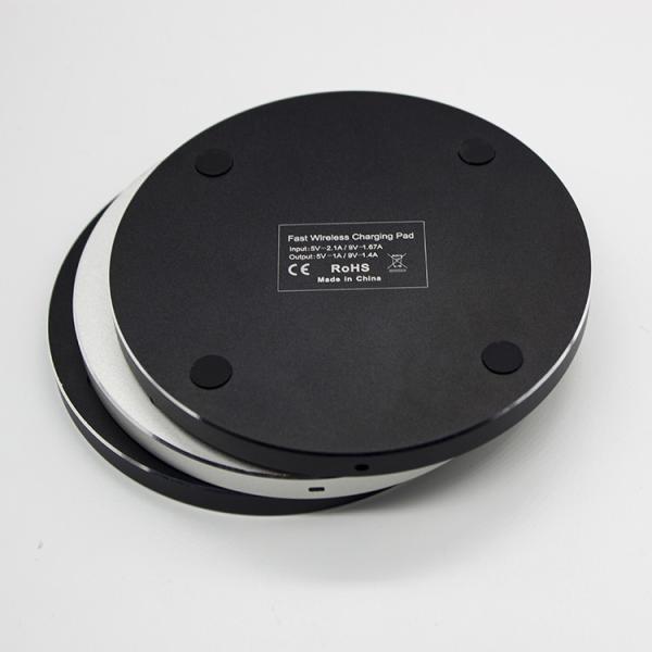 10w Fast Wireless Charger Pad Real Handcrafted Wood 9V/1.67A Input For Mobile Phone