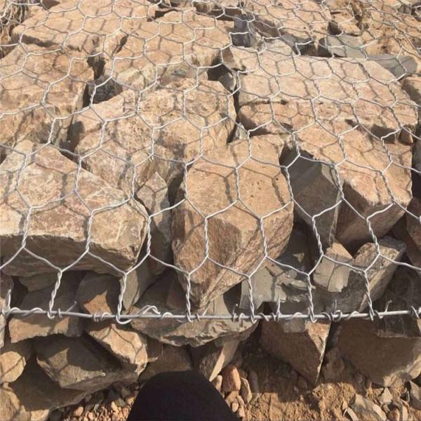 Stainless Steel Gabion Box Double Twist Weaving Leno mettress