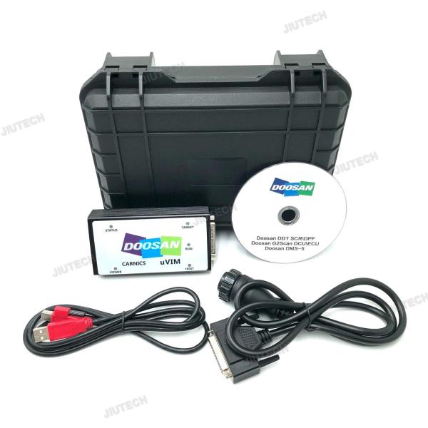 CF54 Laptop + Para ferramenta de diagnóstico Doosan DOOSAN Uvim Detector de falhas do motor DDT SCR DPF DCU ECU Excavator Scanner Tool