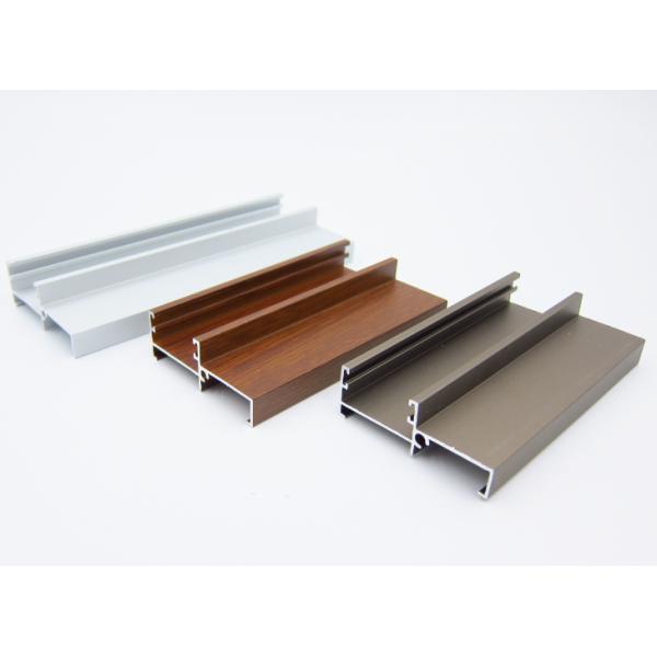 Argentina Uruguay T6 Aluminium Window Profiles Powder Coated