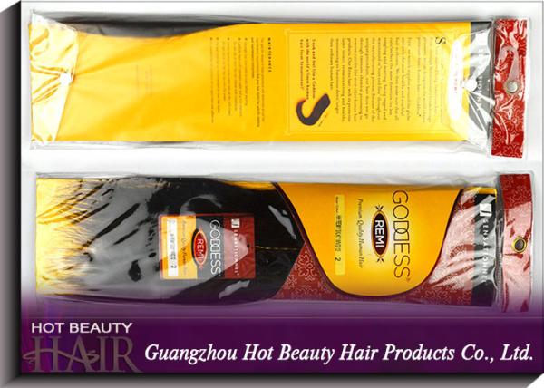 Hot Beauty Peruvian Natural Wave Virgin Human Hair Extensions For Women