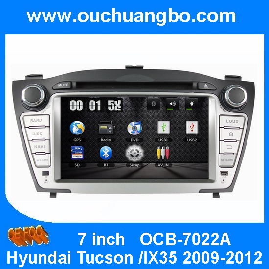 Ouchuangbo Car Radio DVD Stereo for Hyundai Tucson IX35 2009-2012 USB iPod GPS Navi OCB-7022A