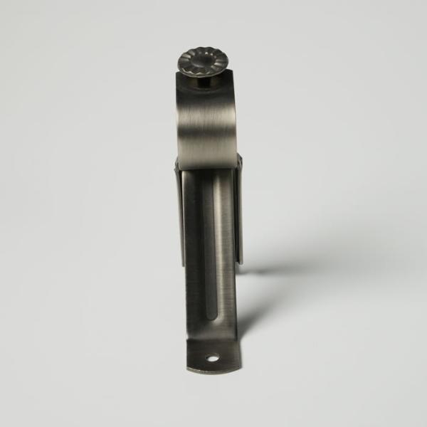 16mm Iron Black Lightweight Pipe Curtain Rods For Bedroom