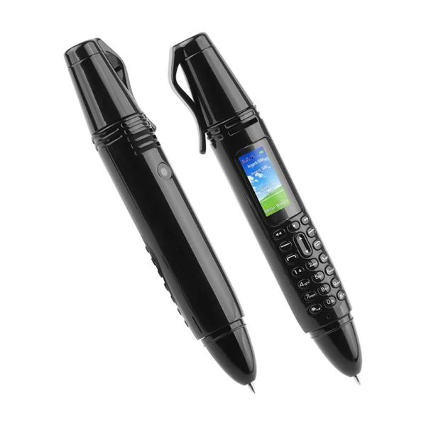 Ak007 ペンのタイプ ミニ 携帯電話 0.96 インチ スクリーン GSM 音声レコーダー付き Bluetooth対応 カメラダイヤル