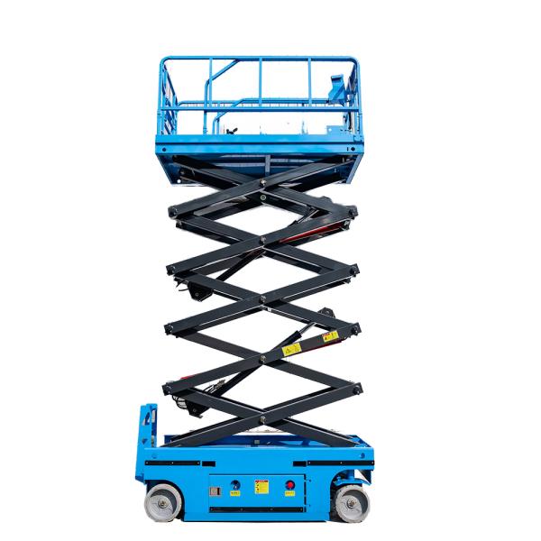 Chauffage électrique à ciseaux autopropulsé 320 kg Capacité de charge 14 m Hauteur de travail