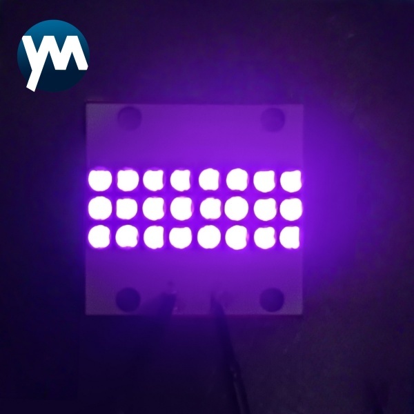 70W LED UV 365nm 395nm PCB Module LED UV pour les usines de lampes UV Série d'encapsulation LED pour lampe UV pour l'impression 3D