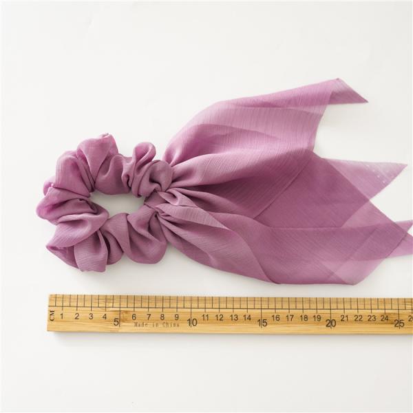 Europe Usa spring summer chiffon thin bow streamer fringed cross-border hot sales women's headwear fabric hair band