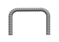 Rebar de 32mm GFRP