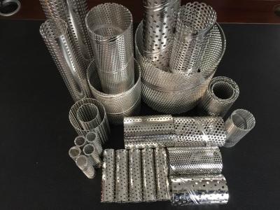 spiral welded 316 metal pipes center core exporter filter frames perforated filter element