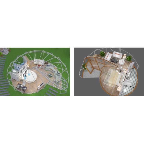 Luxury Safari Snail Hotel Tent Outdoor Tents Glamping Tents With Bathroom