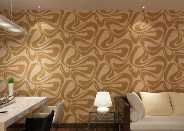 European Style Wallpaper Non Woven Modern Removable Wallpaper For Living Room