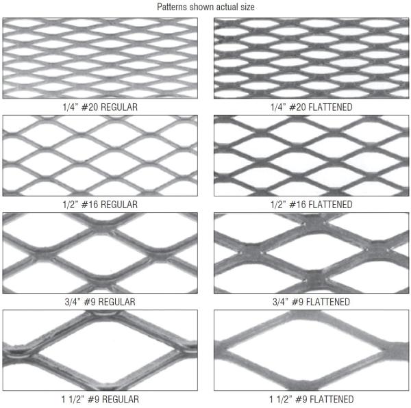 Finish Mill Alloy Type Metalworks Expanded Wire Mesh / Expanded Metal Mesh