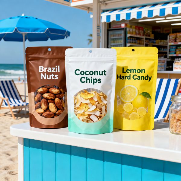 Zipper Lock Sealing Plastic Bag Moisture Proof Laminated Mylar Bag Food Grade Dried Fruit Powder Packaging Gravure Printing
