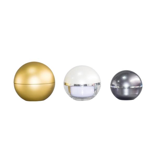 Pot crème acrylique rond 15ml 30ml 50ml