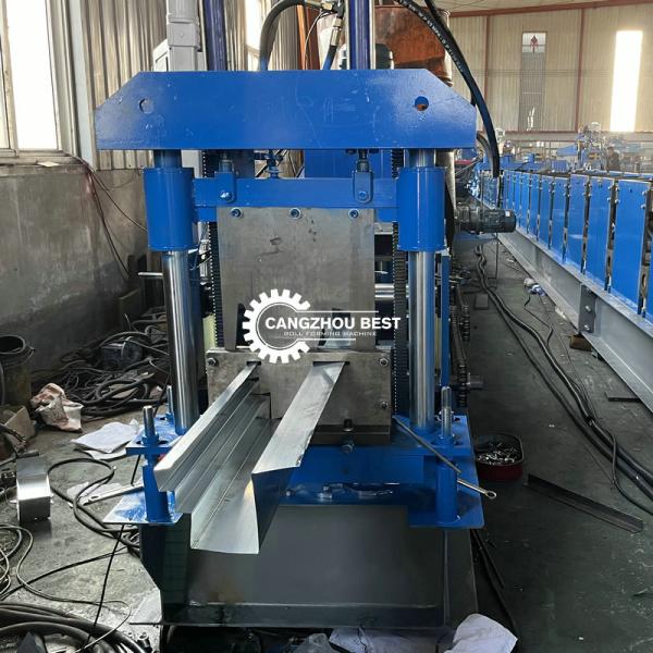 Steel Rain Water Gutter Roll Forming Machine Hydraulic