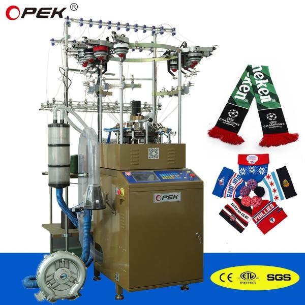 Single Knitting Method OPEK 365 Computerized Jacquard Knitting Machine