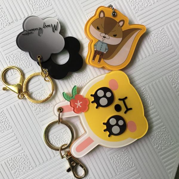 anime figure Small Acrylic Mirror Cut To Size Wear Resistance Creative Souvenir Gifts