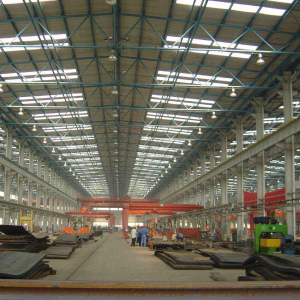 Large Steel Structure High Rise Building , Strong Steel Structure Industrial Building