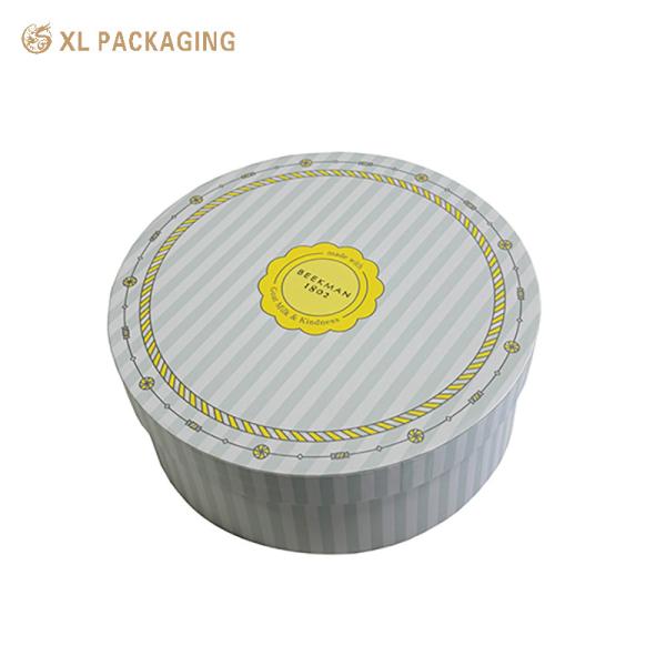 Custom Matte Round Paperboard Tube Boxes For Flower Cosmetic Bundle