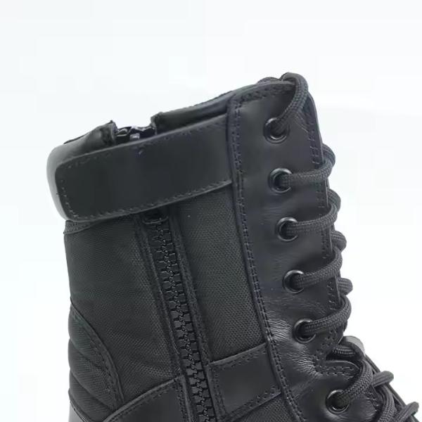 Botas de couro preto de grãos completos de segurança de borracha de sola dura PU de couro genuíno Botas de desporto para homens