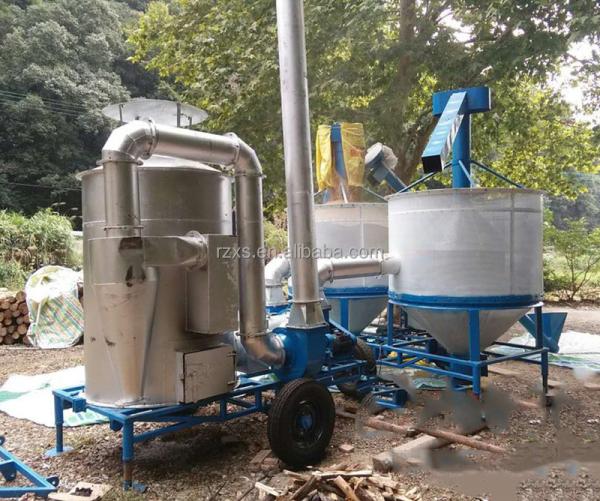 Small Capacity Mobile Grain Dryer for Corn Maize Batch Drying on the Moveable Farm