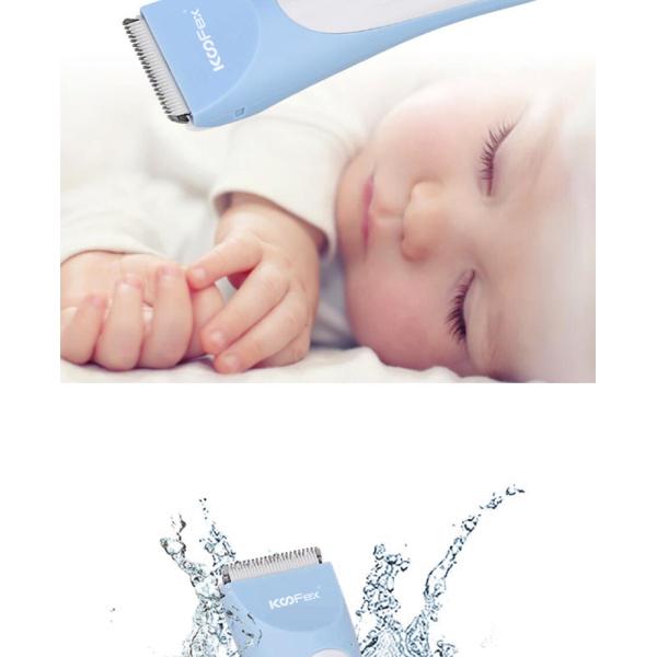 Radio recargable de cerámica eléctrica del condensador de ajuste USB de las podadoras de pelo del bebé