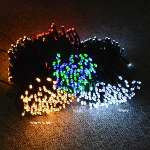 12M 100LED Holiday Solar LED Christmas Lights IP 65 8-15 Hours Lighting Time