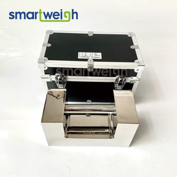 20kg OIML F1 Class Laboratory Weights Stainless Steel Calibrated Test Weights With Handle Grip