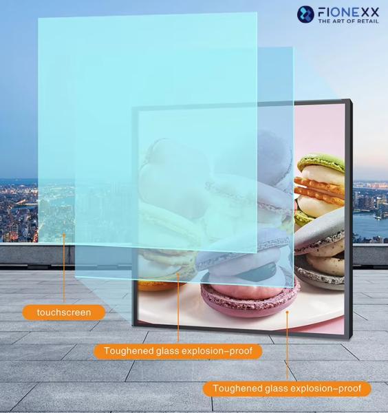 Affichage et affichage numérique 33.2 pouces Panneau murale LCD Vidéo murale LCD Flexible Écran LCD transparent Vidéo contrôleur murale 1:1 Écran d'affichage publicitaire haute définition