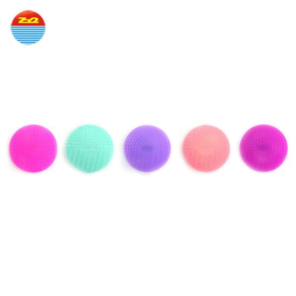 Custom Wholesale Silicon Makeup Brush Cleaning Mat Cleaner Pad Cosmetic Portable Washing Tool Scrubber