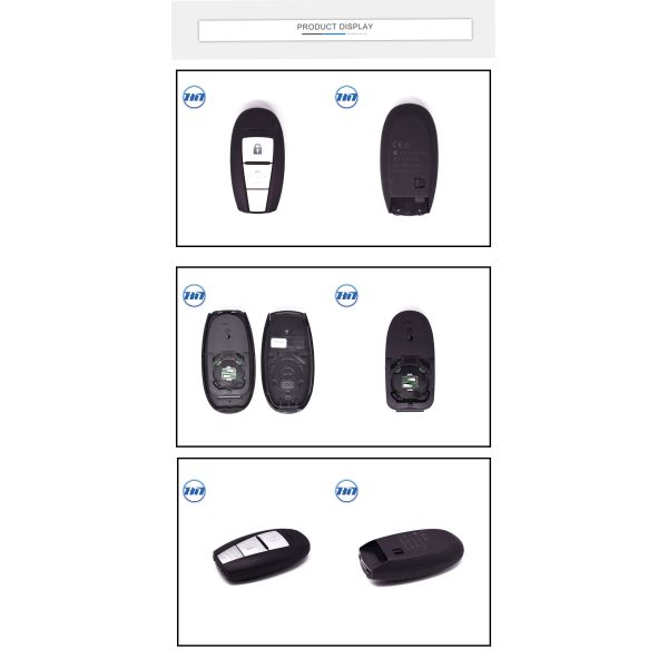 HN016017 2 Button Smart Key For Suzuki SX4 Cross Vitara Swift 433Mhz PCF7953 HITAG3 Chip