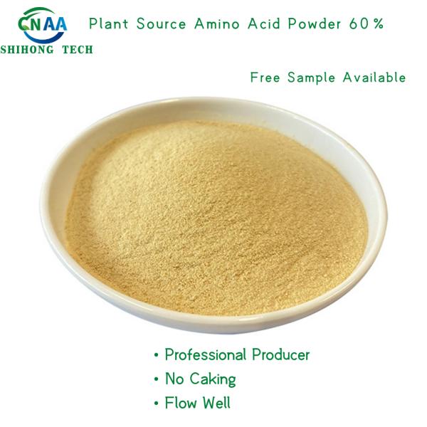 Fertilizante orgánico del aminoácido vegetal del 60% para el suplemento de nutrientes de la agricultura