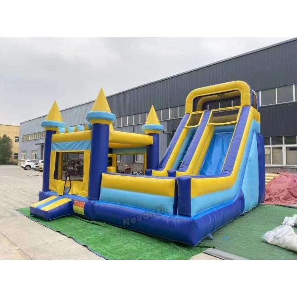 Superior Small Inflatable House Party Jump Bouncing and Slide Combo for Kids Party