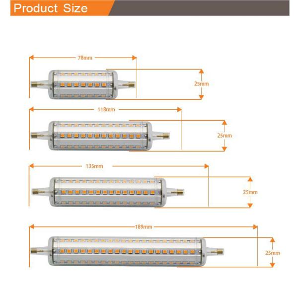 5W LED R7S light 78mm 360 degree mini J118mm R7S outdoor light Epistar SMD2835 replacement for traditional halogen lamp