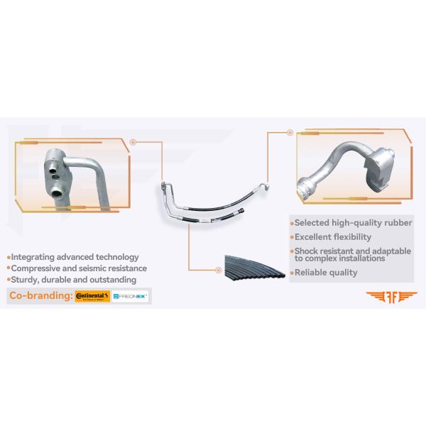 51986985 Fiat Tipo Suction Air Conditioning 15-16 1.6L Discharge  Pipeline