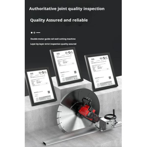 Customized 110V Track Type Concrete Wall Cutting Tools Saw Blade Diameter 600mm