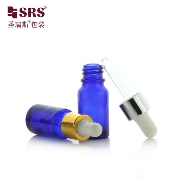 Small Size Travel Pocket Face Serum Essential Oil Glass Dropper Bottle 10ml