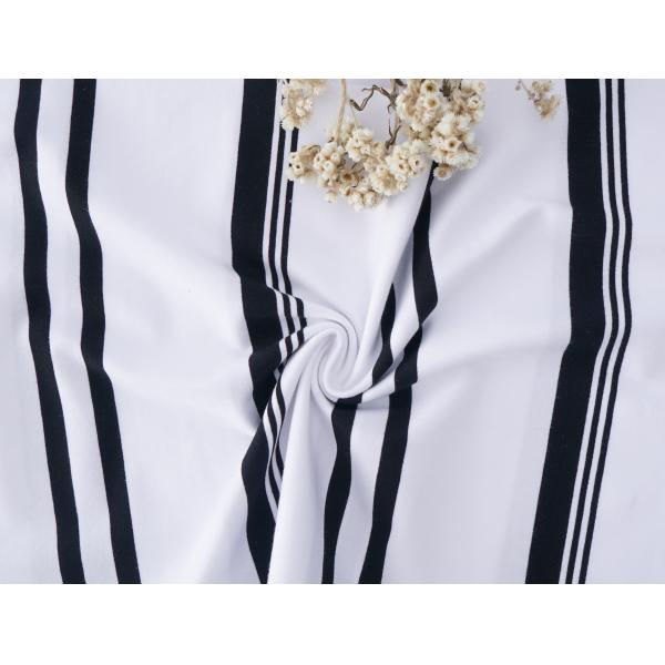 Wear-Resistant, Breathable And Environmentally Friendly Texture Striped Knit Fabric For Polo Shirt