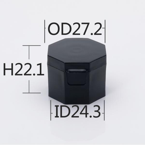 New Arrivals 24 MM Flip Cap Cosmetic Flip Top Plastic Bottle Caps