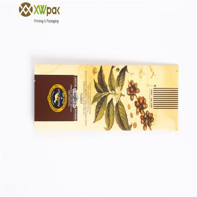 Heat Seal 250g Side Gusset Bag Custom Printed For Coffee Packaging