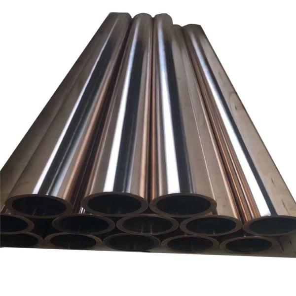 ASTM B280 Straight  Industrial Copper Pipe 1m-6m For Air conditioner