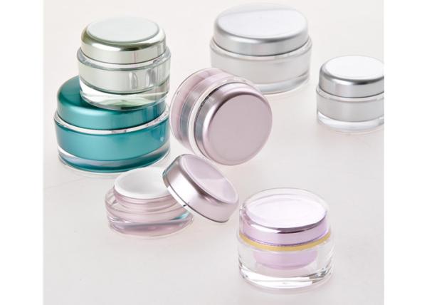 Custom Height 40mm Beauty Product Containers Pink Capacity 15ml