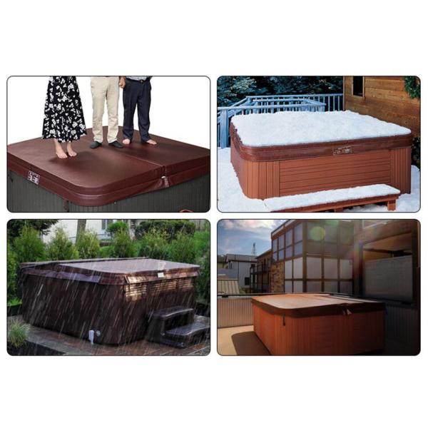 Подгонянная крышка джакузи спа заплыва PVC SAA или мебель 100mm крышки спа на открытом воздухе