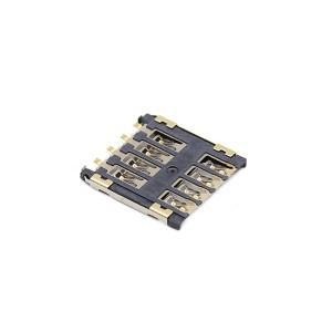 Соединителя пушпульная H1.8mm 5000 гнезда SIM-карты Штырь LCP 8 стойкость циклов микро-