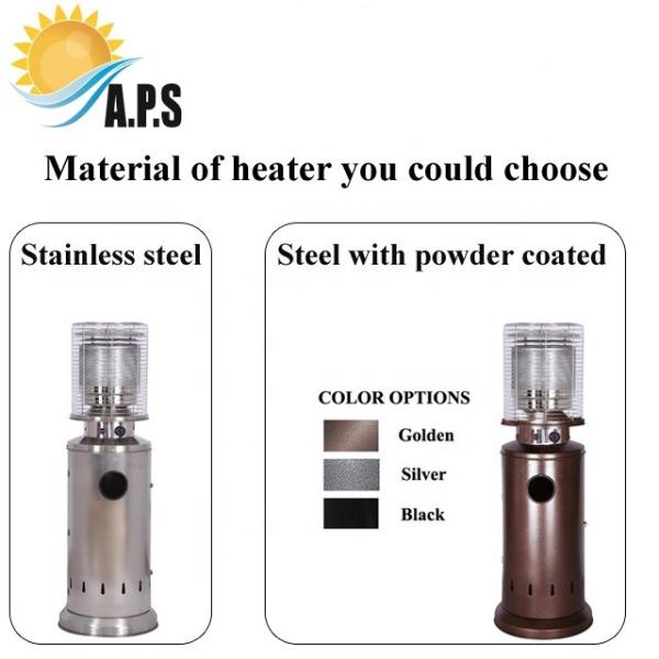Flame Gas Area Patio Heater Powder Coated Area Patio Heater Outdoor Gas Area Patio Heater Round gas patio heater